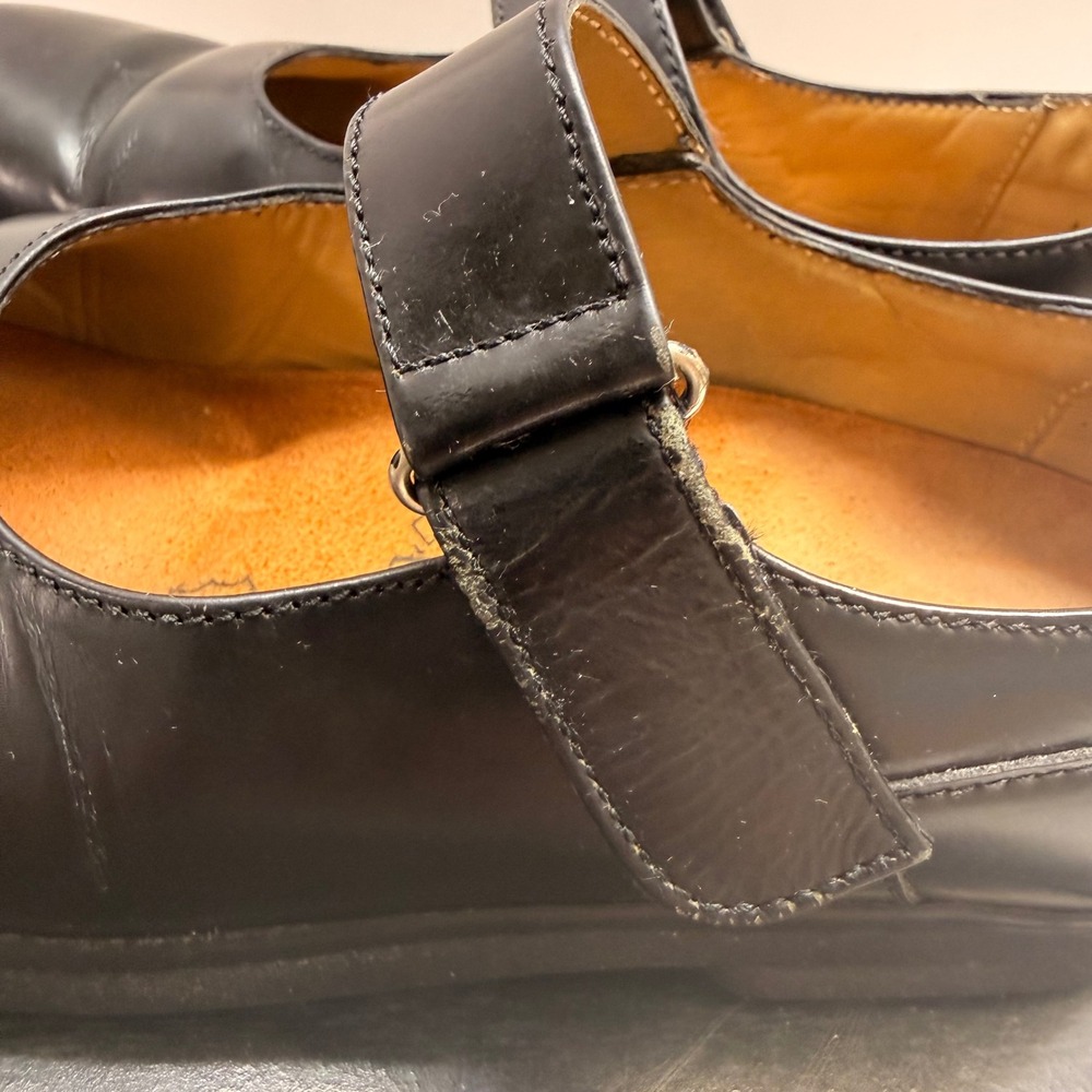 Birkenstock Black Mary Jane Flats with Strap - Picture 7 of 11